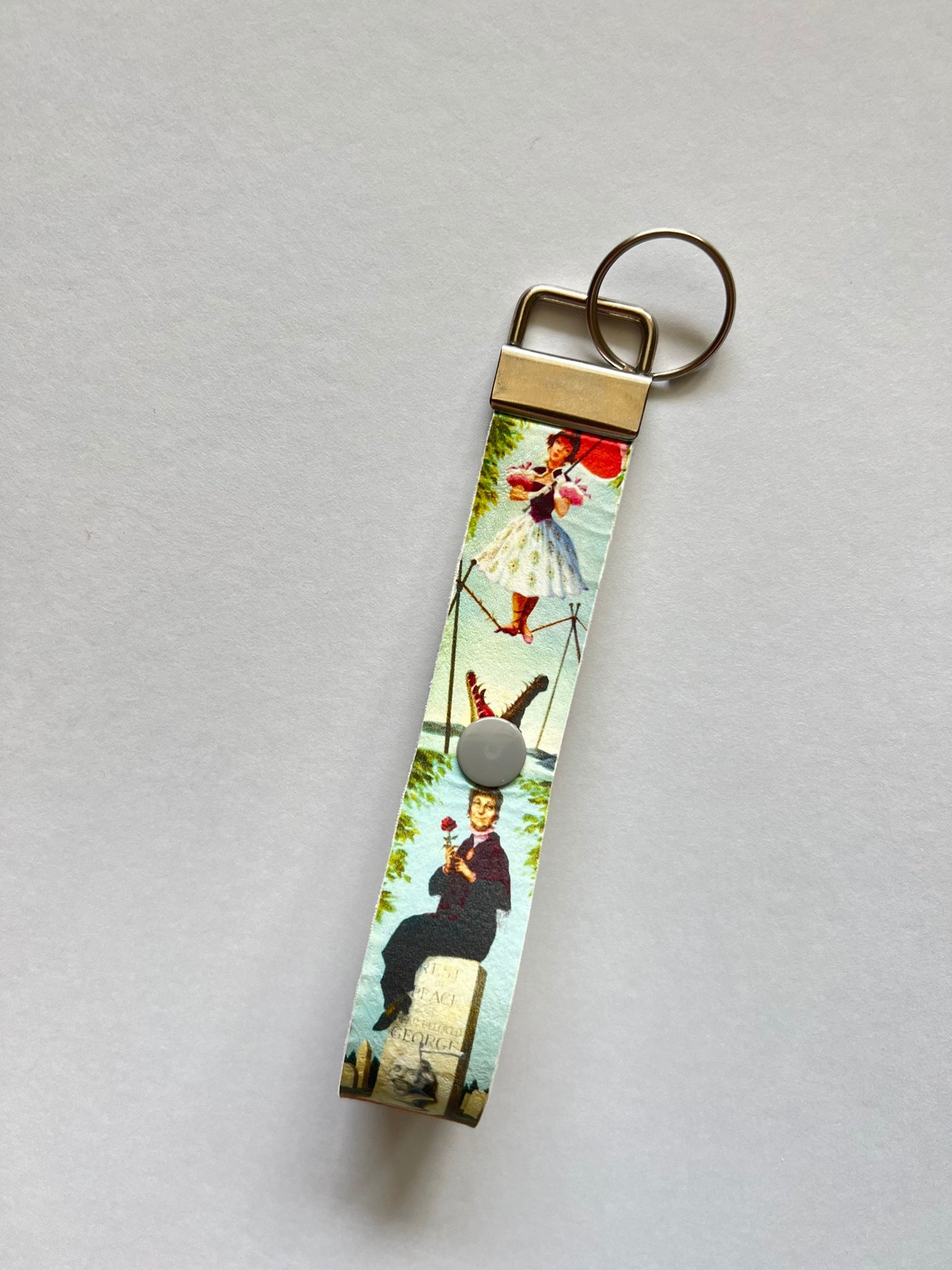 Haunted mansion inspired mouse ear holder, happy haunts key fob, backpack, purse ear saver