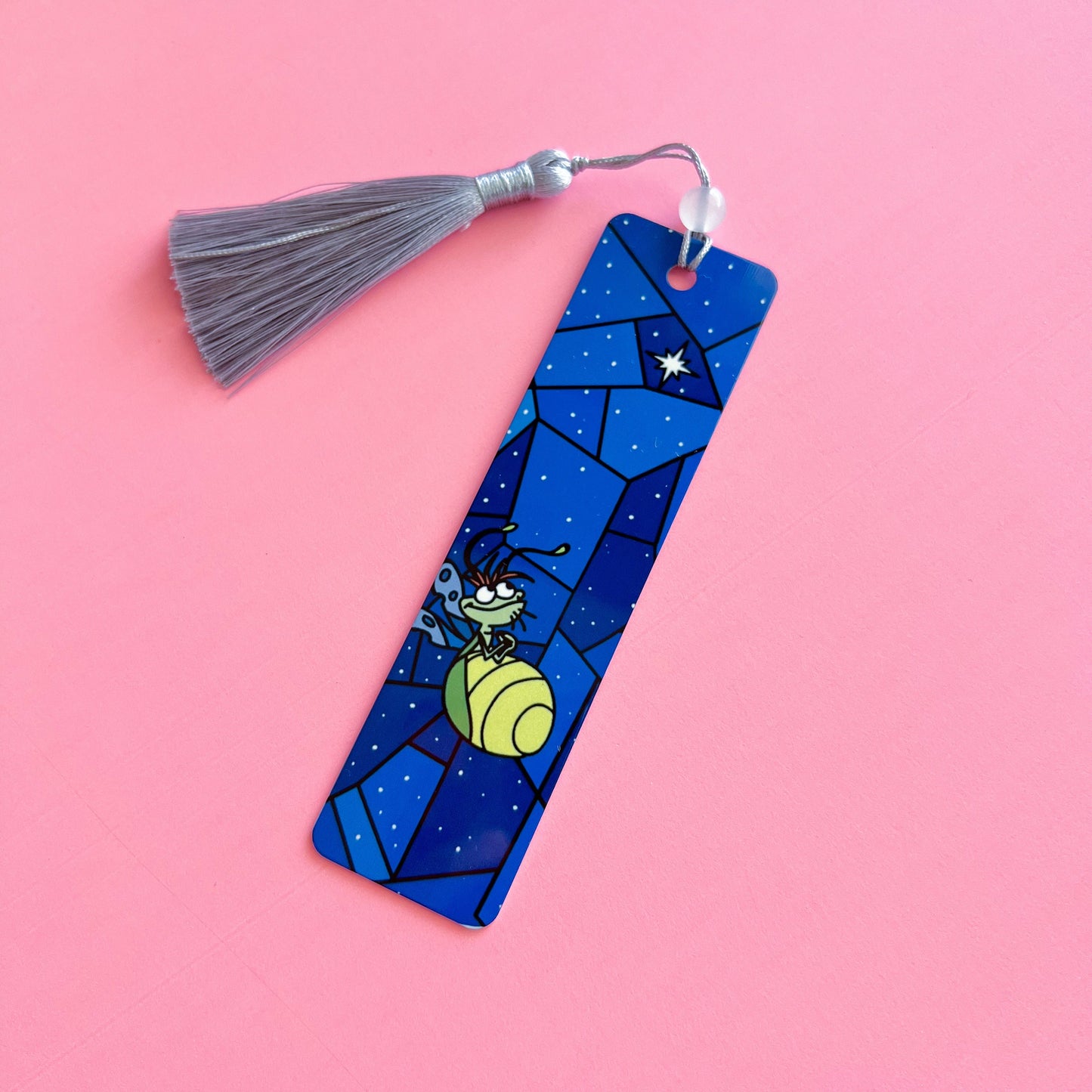Evangeline and Ray Bookmark, Princess and the Frog Stained Glass Inspired Bookmark, Handmade Disney Gift