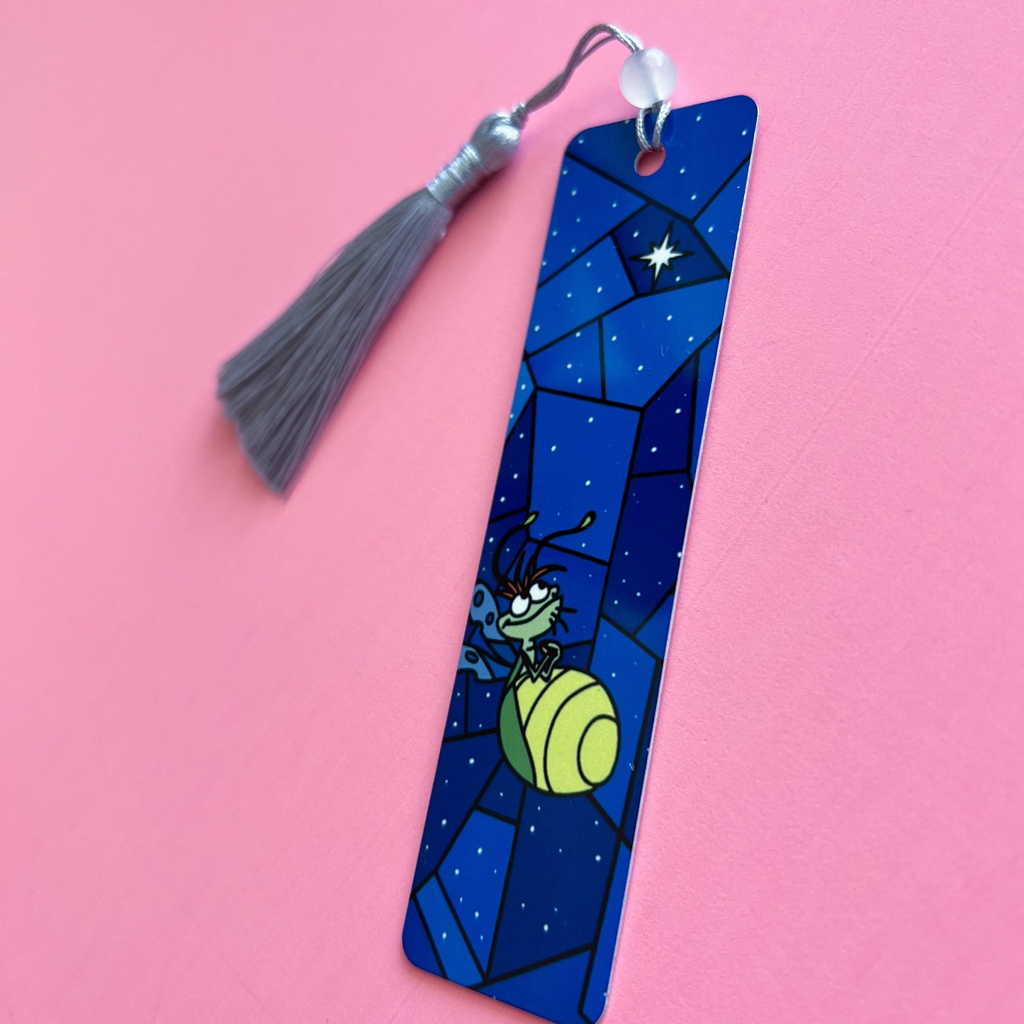 Evangeline and Ray Bookmark, Princess and the Frog Stained Glass Inspired Bookmark, Handmade Disney Gift