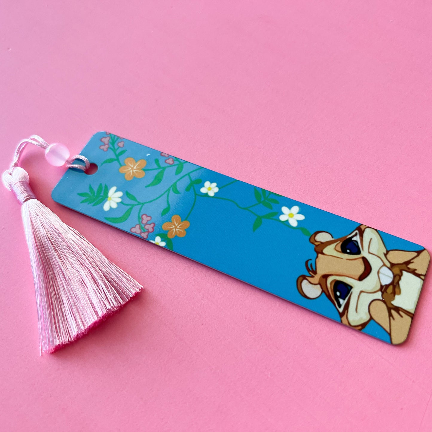 Enchanted the movie bookmark, Pip and Giselle curtain dress, Handmade Disney inspired book accessory