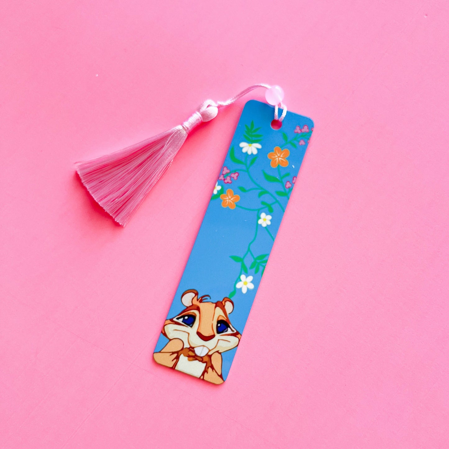 Enchanted the movie bookmark, Pip and Giselle curtain dress, Handmade Disney inspired book accessory
