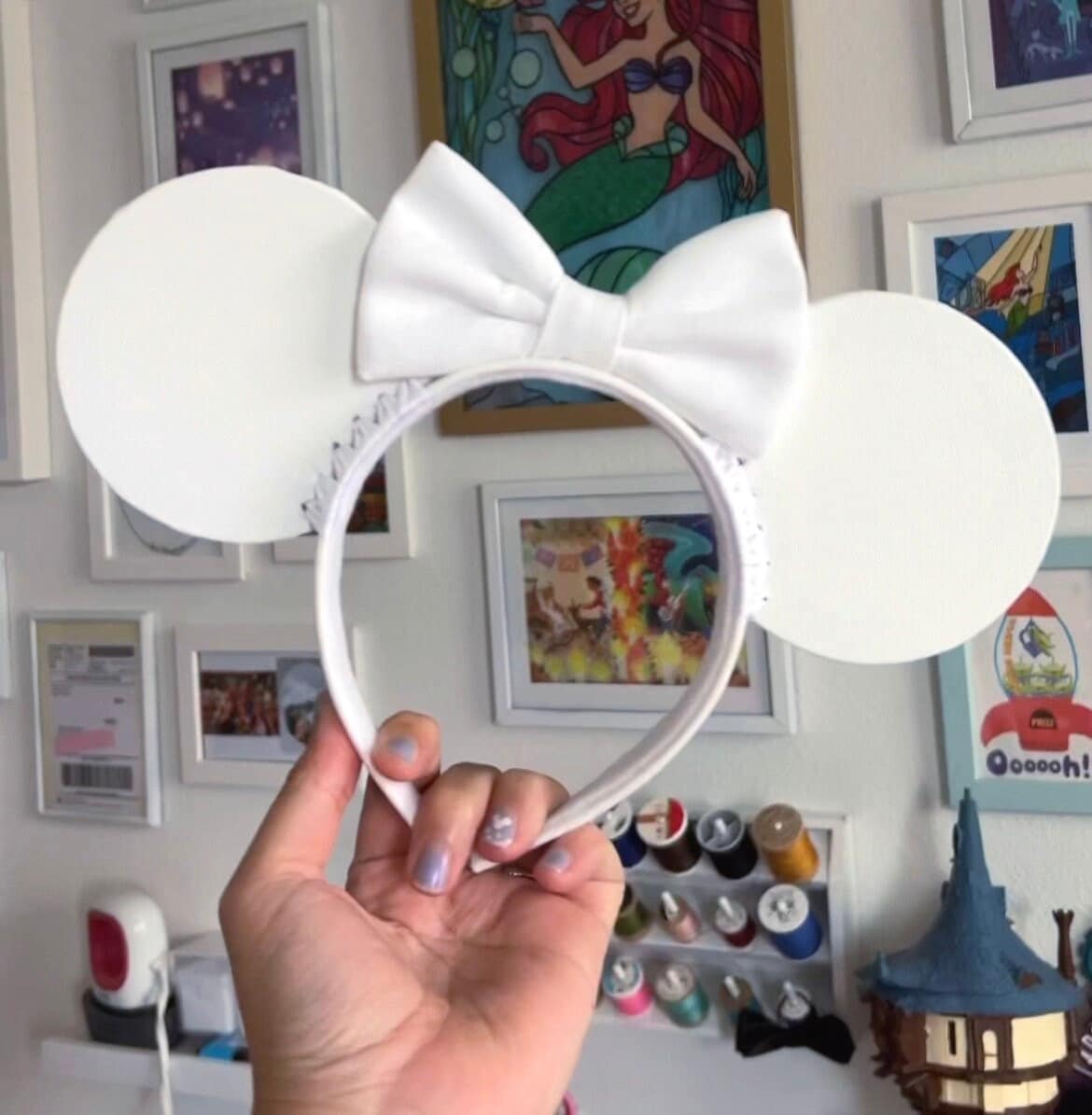 Paint your own mouse ears/paint kit/ make your own/ diy project/ painters canvas ears