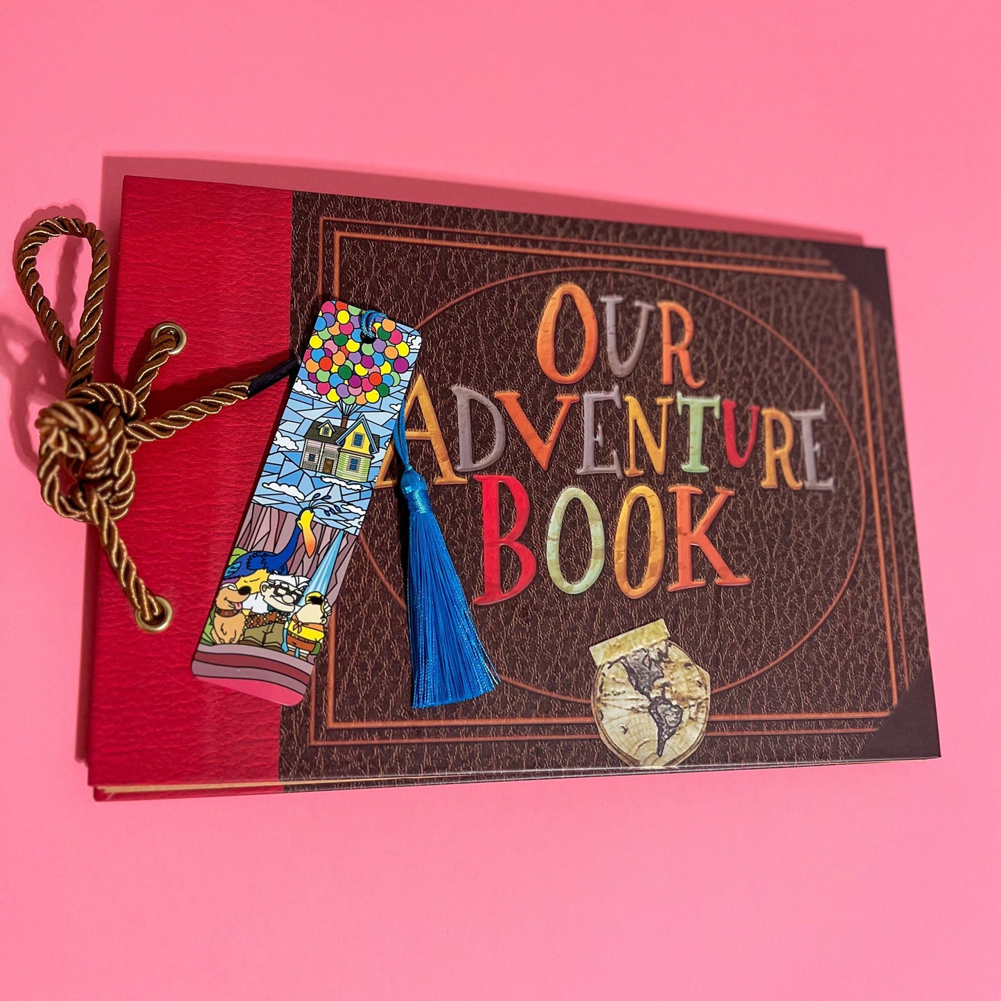 Up house bookmark/Russel and Kevin stained glass, Disney handmade gift