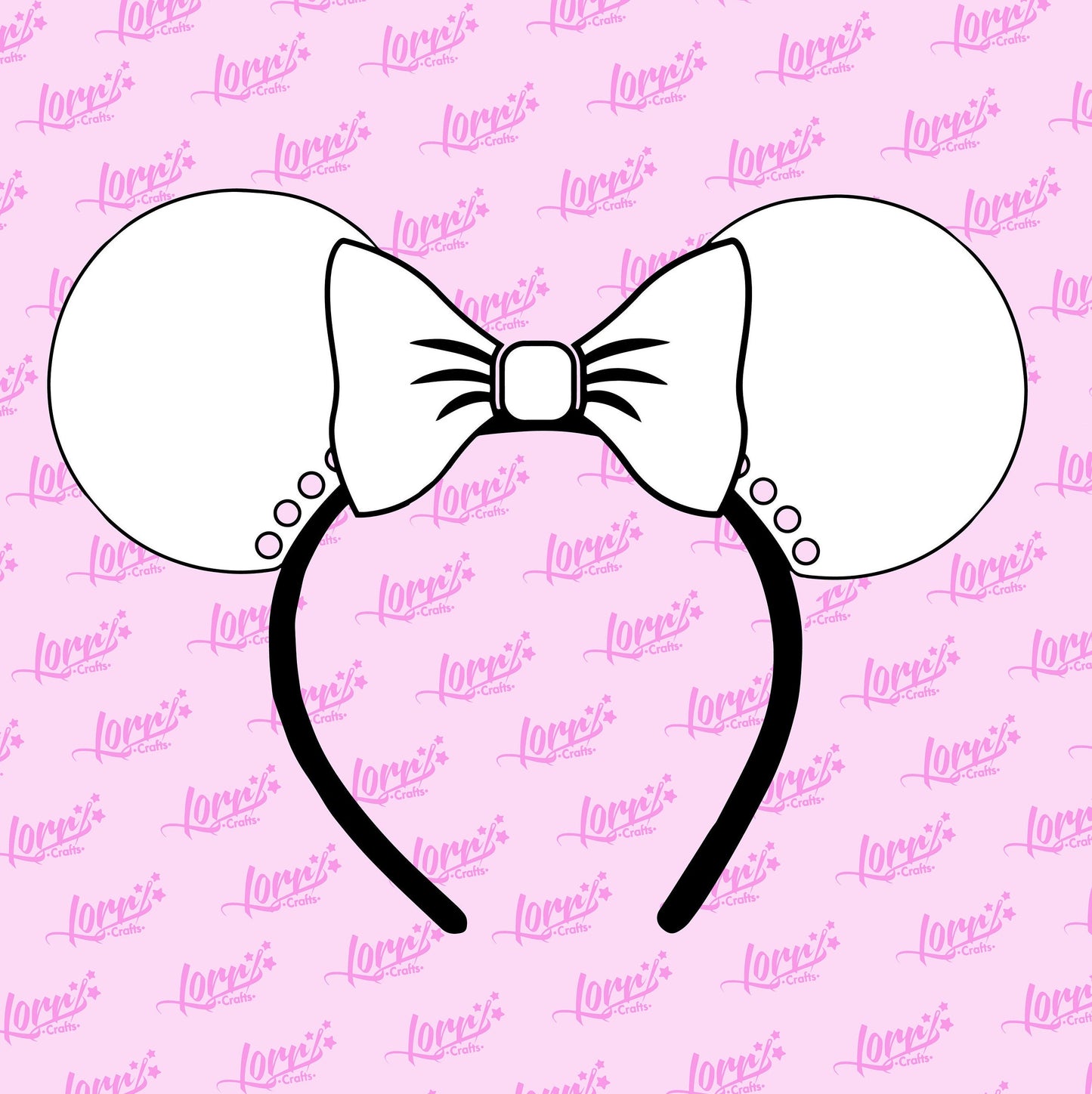 Custom sublimation Acrylic mouse ear/ design your own/ mouse ears/ personalized ears gift