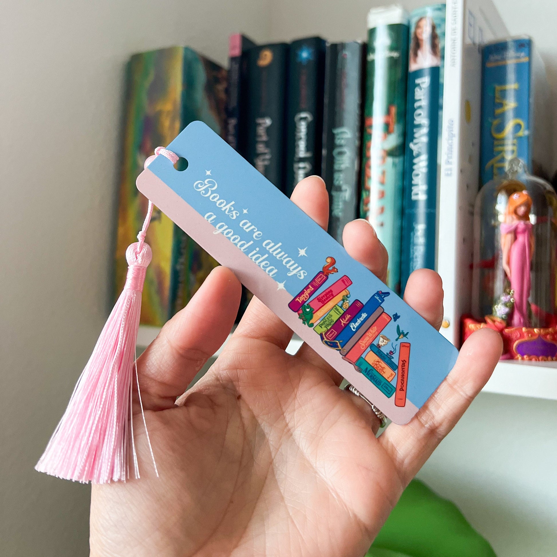 Classic fairytales inspired bookmark/ Handmade Disney gift for readers