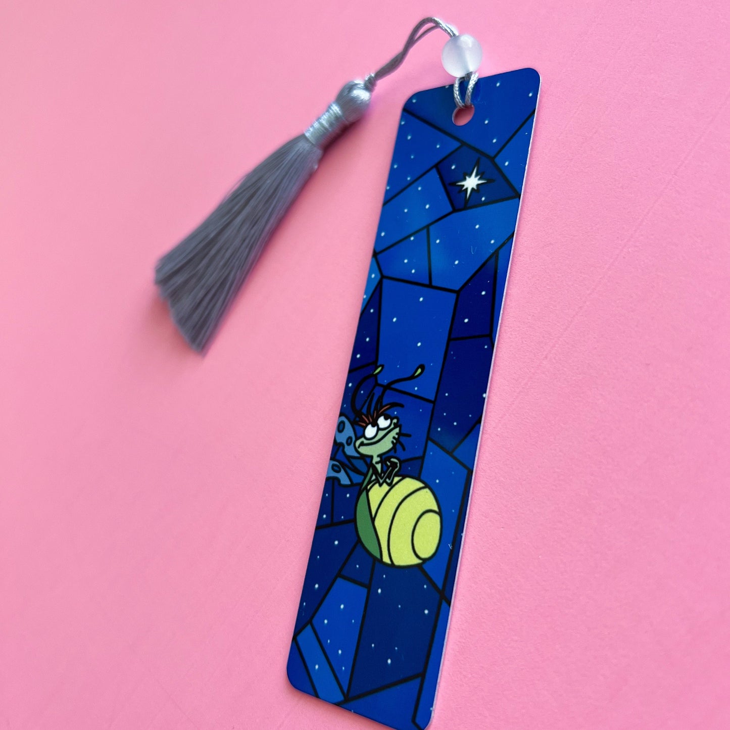 Evangeline and Ray bookmark/ Princess and the frog inspired stained glass bookmark