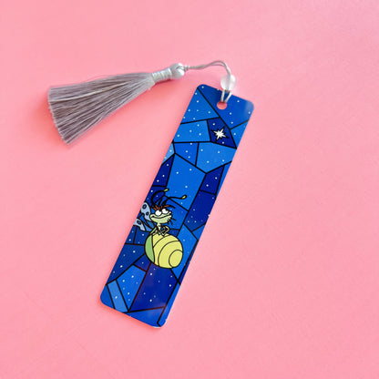 Evangeline and Ray bookmark/ Princess and the frog inspired stained glass bookmark