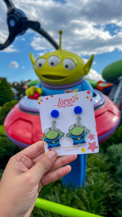 Aliens The claw earrings / Toy Story nickel free accessory