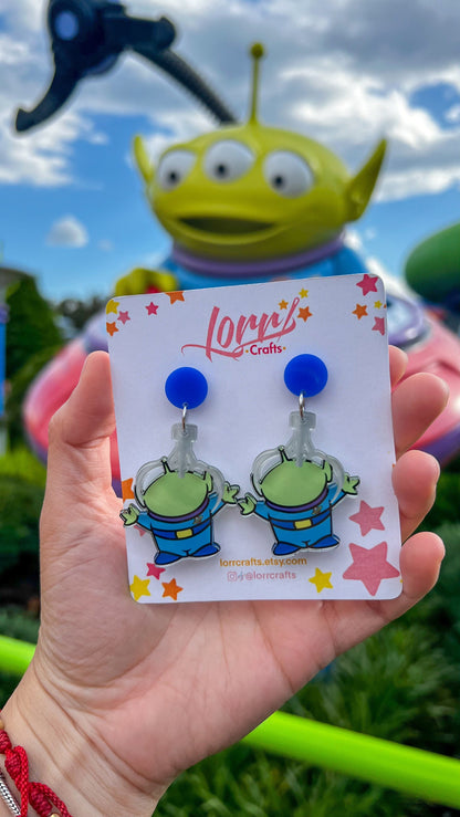 Aliens The claw earrings / Toy Story nickel free accessory