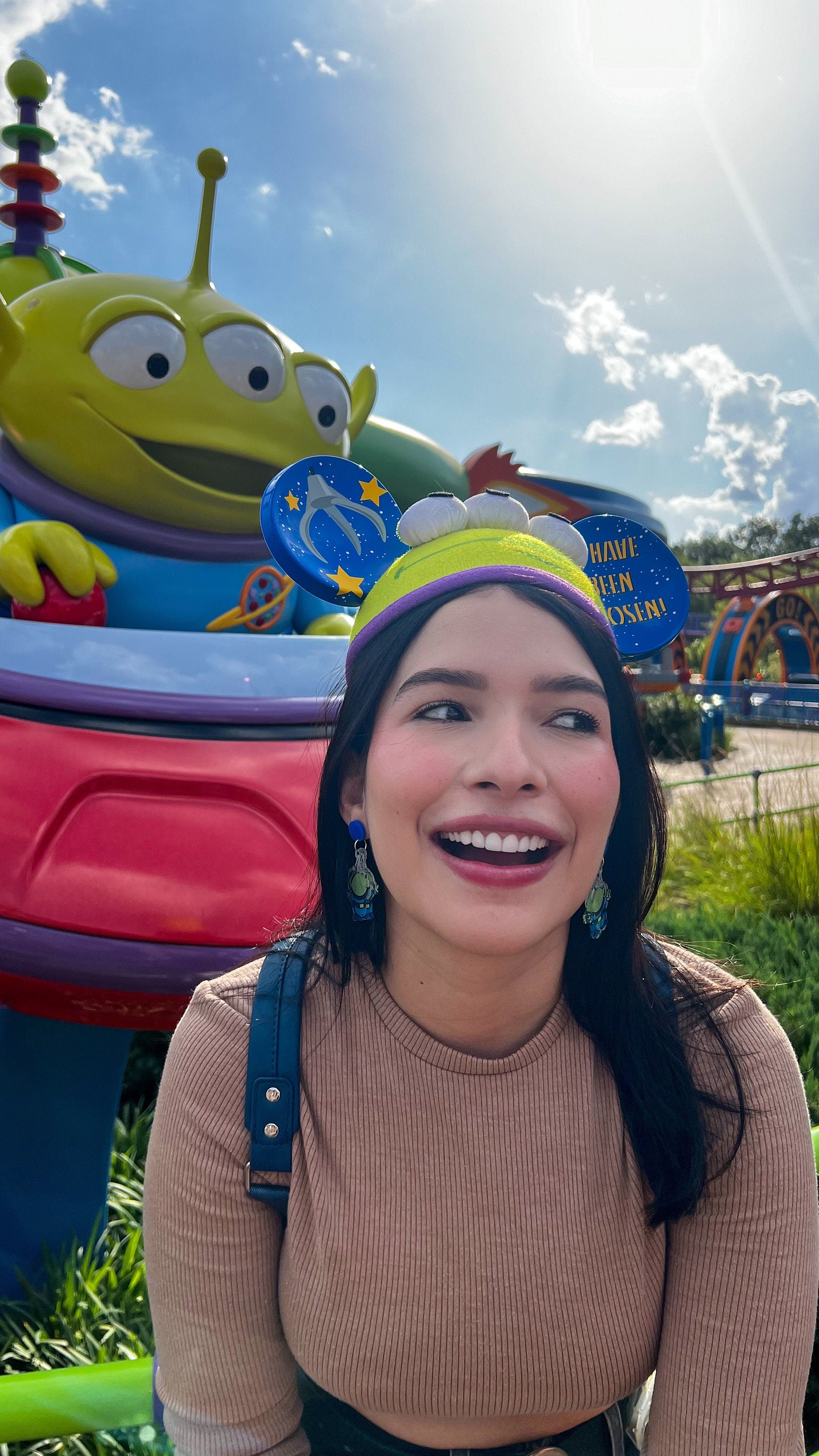 Aliens The claw earrings / Toy Story nickel free accessory