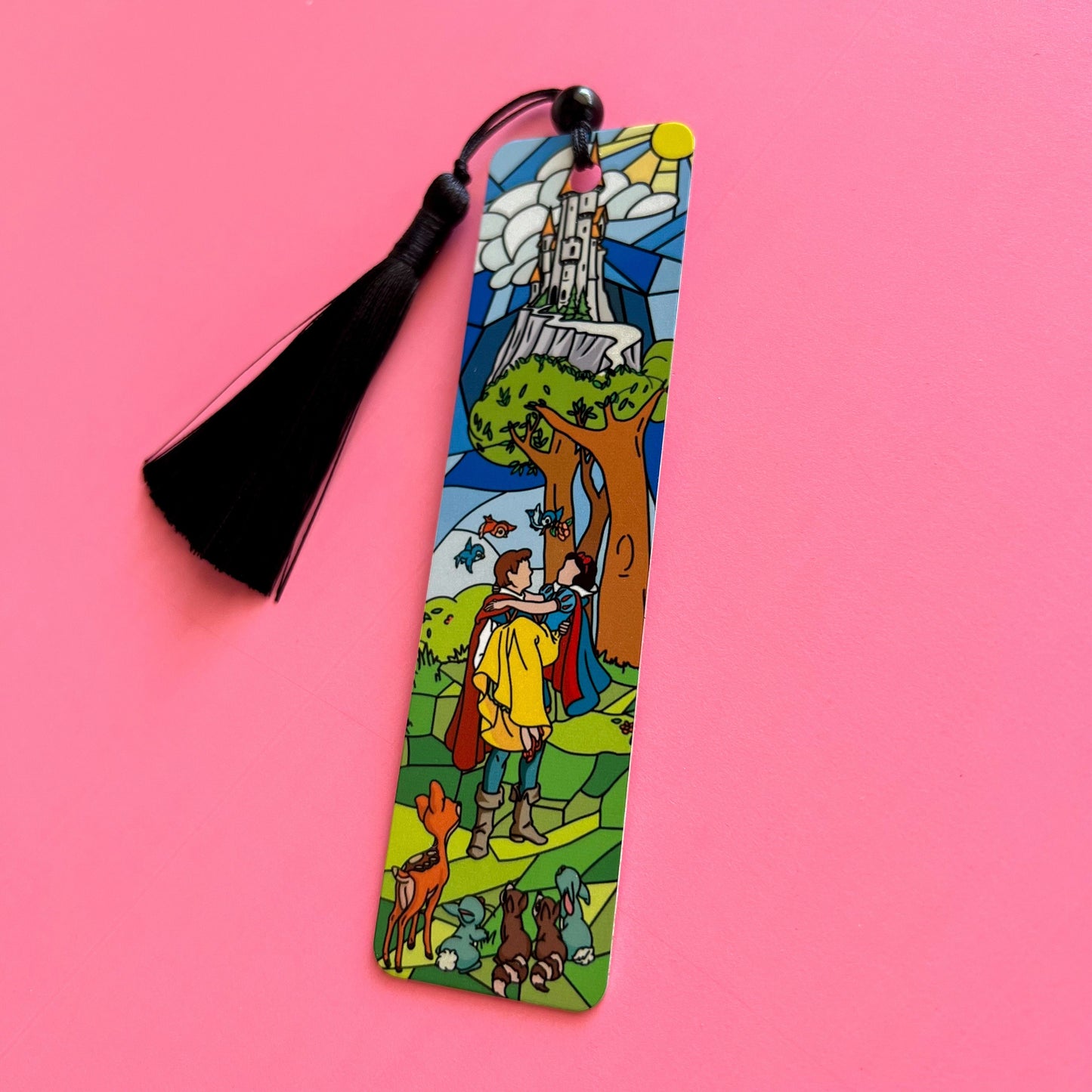 Snow White bookmark/ stained glass