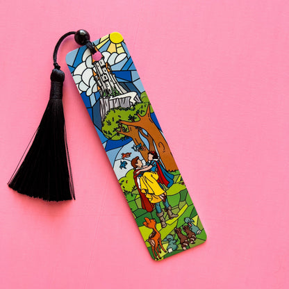 Snow White bookmark/ stained glass