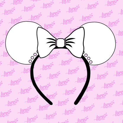 Custom sublimation Acrylic mouse ear/ design your own/ mouse ears/ personalized ears gift