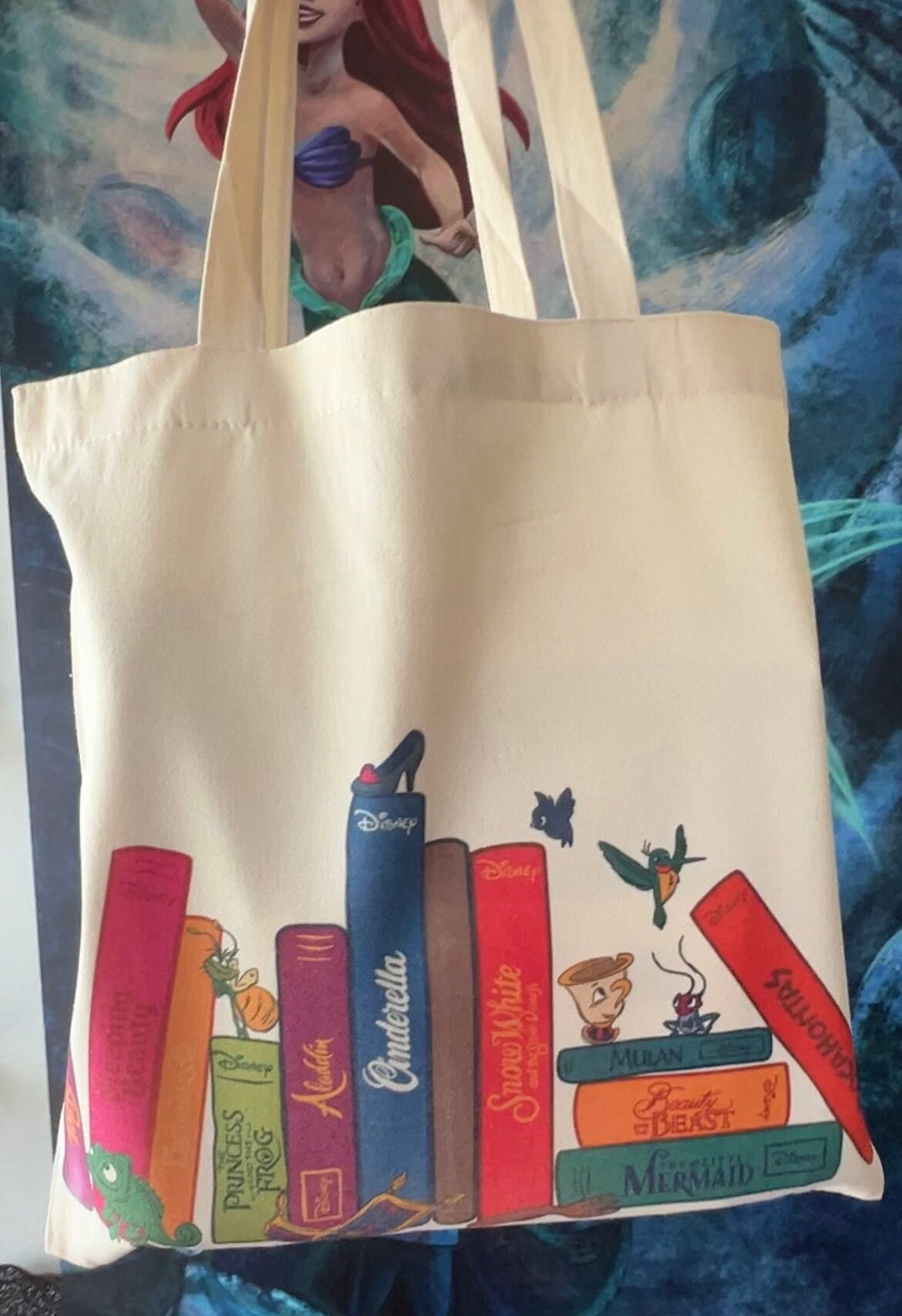 Fairytale books tote bag