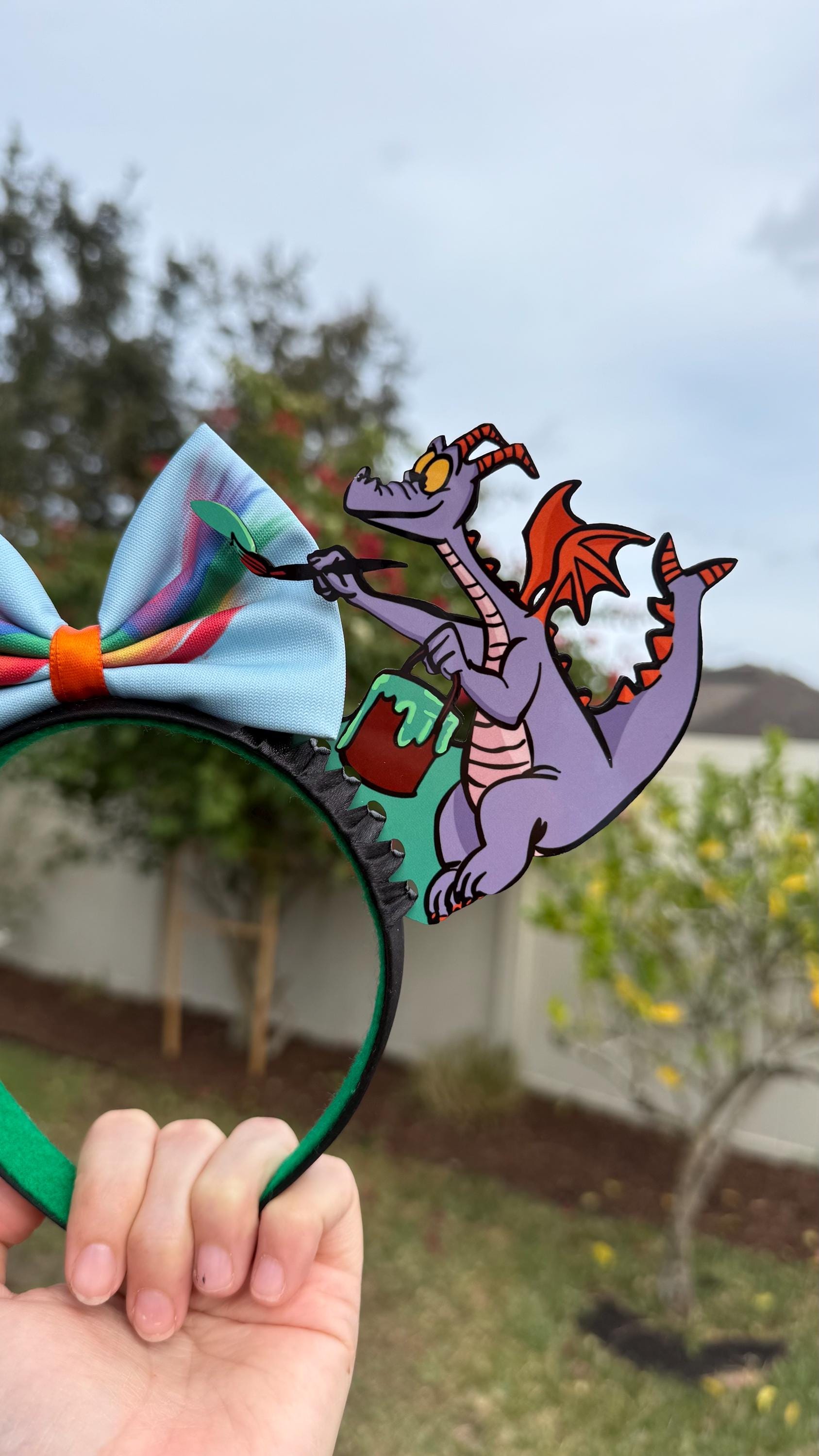 Figment ears / Festival of the arts mouse ears / Disney inspired headband