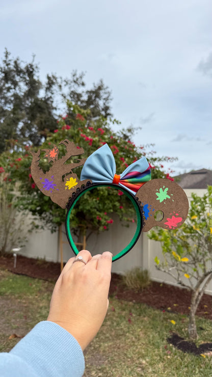 Figment ears / Festival of the arts mouse ears / Disney inspired headband